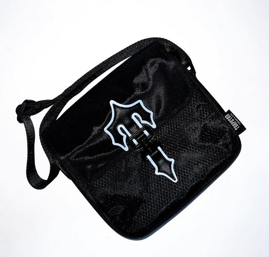 Trapstar T-Messenger Bag Black/Light blue